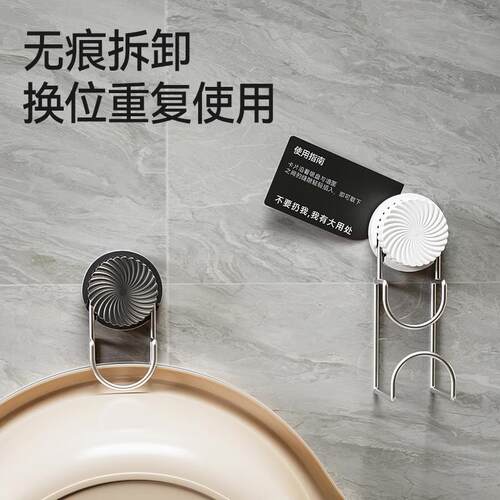 还在这样放？吸盘铁艺脸盆架卫生间免打孔挂钩收纳架文化创意餐具 - 图2