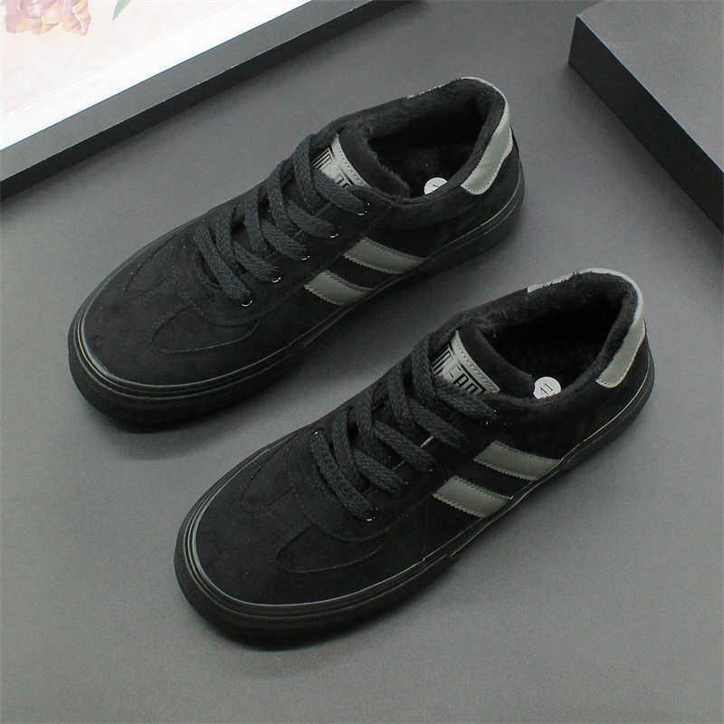 冬季棉鞋2024新款加绒二棉男鞋低帮保暖布鞋子厚底系带休闲鞋男款,淘宝优惠券,粉丝福利购,淘宝优惠卷