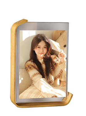 台亚克相框洗照片创意摆透明感高级实木双面装裱diy力