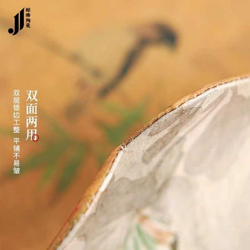 海棠桃天茶席中式禅意覆古桌旗布茶桌隔热垫壶承桌布茶道配件壶垫,淘宝优惠券,粉丝福利购,淘宝优惠卷