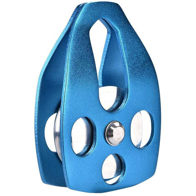 35KN移动侧板式加厚大滑轮户外攀岩高空带滚珠单滑轮,淘宝优惠券,粉丝福利购,淘宝优惠卷