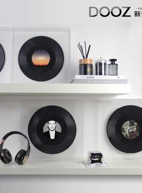 道具黑胶唱片墙面装饰品样板间书房书架创意摆件客厅背景墙软装
