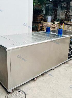 出口工业全自动降温海岛用冰砖机1-10吨冰块机Ice brick machine