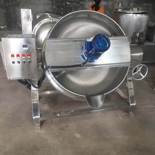 电加热夹层锅调味料加工设备辣椒油熬制锅600L大型夹层锅 - 图0