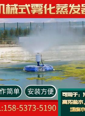 漂浮式蒸发器 盐水设备蒸发塘  立式蒸发塘雾化器  水处理设备