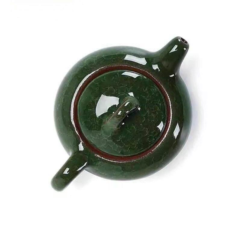 Ice cracked teapot single teapot ceramic Kung Fu tea set teapot small teapot purple sand Xishi teapot tea brewing device