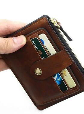 Men Fashion Credit ID Card Holder Wallet Male Slim Leather W