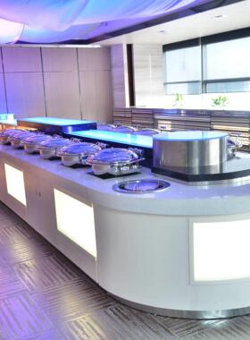 迪克餐厨设备设计定制自助餐台、设计制作buffet餐饮家具配套设备