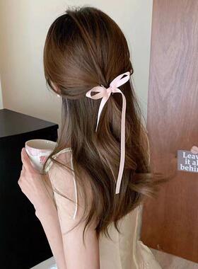 蝴蝶结ins芭蕾飘带甜美少女发饰