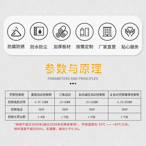 源头厂家直供一控二全变频控制柜全自动水泵控制柜PLC变频控制柜 - 图1