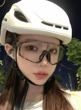 大框骑行变色女防风护目镜男运动太阳眼镜太阳眼镜自行车夜骑日夜