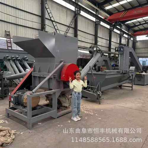 大蓝桶工业废料破碎机600型塑料粉碎机 PE瓶水电管材塑料桶水果筐 - 图2