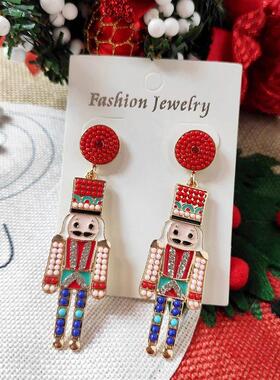 Best Lady Cartoon Characters Nutcracker Guards Drop Earrings