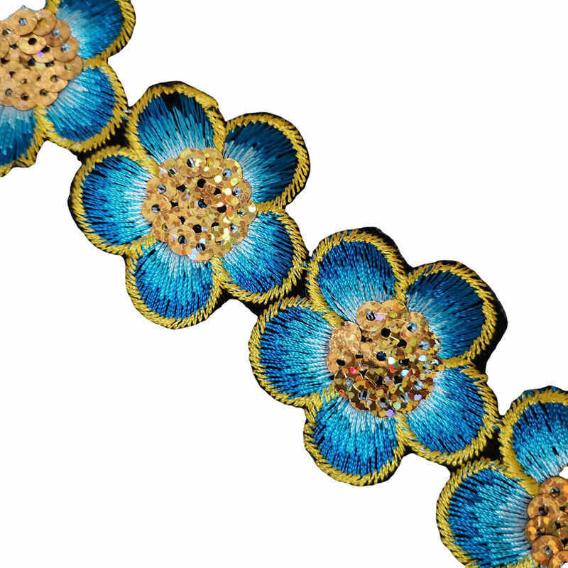 梅花刺绣花边布贴舞台服装辅料装饰服饰DIY材料熨烫长条绣花贴片,淘宝优惠券,粉丝福利购,淘宝优惠卷