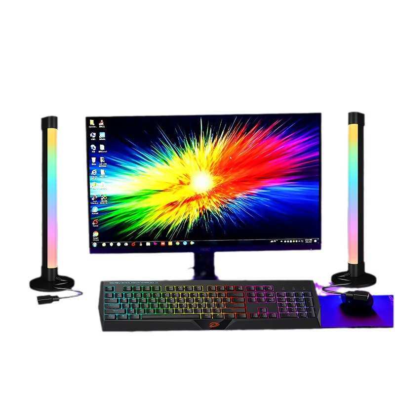 新款RGB幻彩电视背景音乐拾音灯电脑桌面床头氛围律动幻彩灯,淘宝优惠券,粉丝福利购,淘宝优惠卷