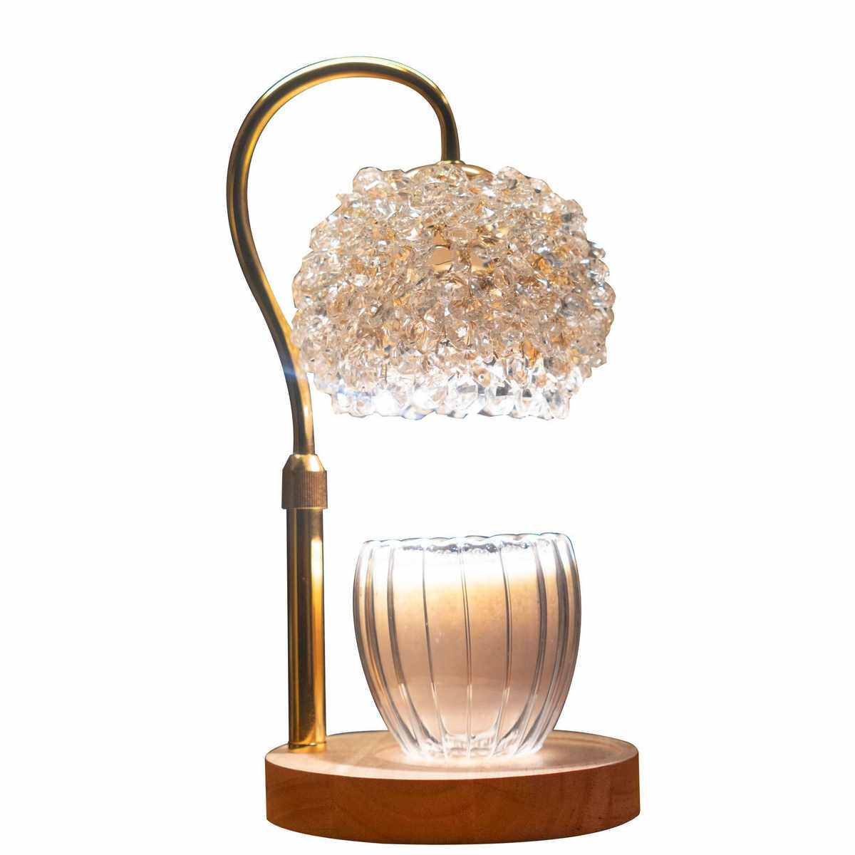 香薰融蜡灯浪漫氛围水晶香薰灯客厅卧室床头无火扩香融蜡灯,淘宝优惠券,粉丝福利购,淘宝优惠卷