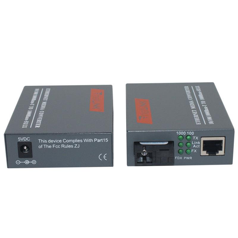 NETLINK千兆单模单纤光纤收发器HTB-1110FSC-20KMmedia converter - 图1