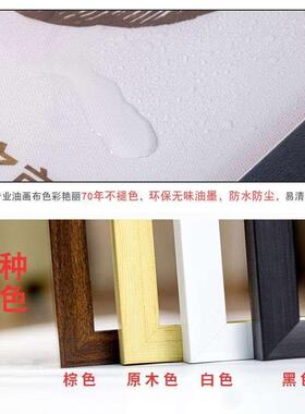 公司企业文化墙励志标语挂画办公室装饰画定制会议室背景墙面壁画