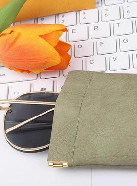 Women's Portable and Crush-Resistant Sunglasses Case with Au