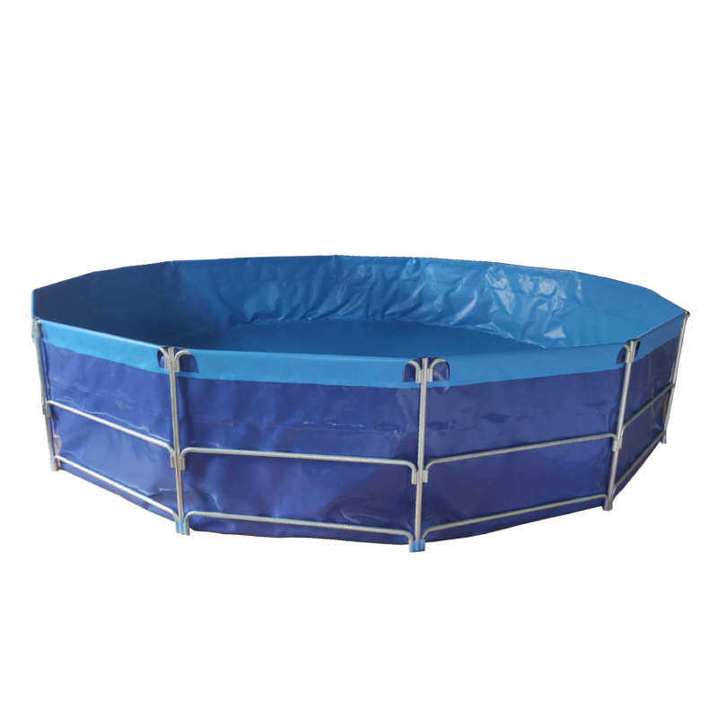 帆布鱼池带支架一整套刀刮布养殖鱼池虾养池方形圆形折叠养殖池,淘宝优惠券,粉丝福利购,淘宝优惠卷