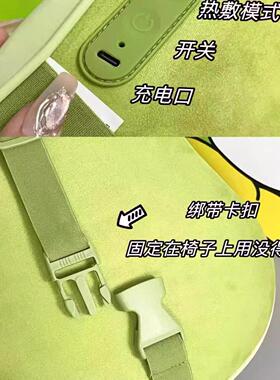 锐珀尔按摩仪颈椎腰部背部斜方肌全自动揉捏颈肩按摩器豆子捏捏枕