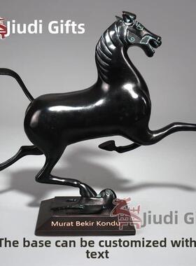 青铜器工艺品马摆件马踏飞燕铜工艺品马到成功饰品铜马送领导礼品