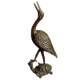 Antiques, miscellaneous antique bronze trinkets, copper turtles, copper cranes, home office trinkets, copper jewelry