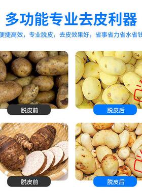 工厂直销土豆去皮机商用不锈钢芋头去皮机跨境发热销红薯去皮机