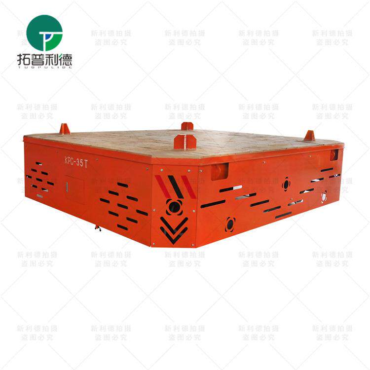 High-temperature-resistant flat car for heavy-duty transportation, intelligent rail transport vehicle, electric flat car supplier powered by sliding contact line