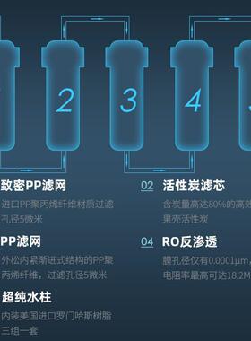 超纯水机实验室10L-100L化验室RO二级反渗透工业去离子蒸馏水设备