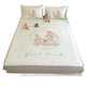 New large version cartoon printed cool ice silk mat sheets and bed sheets, soft cool mat three-piece set