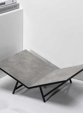 简约现代极简软装设计师家居装饰金属皮革书架摆件客厅书房桌面