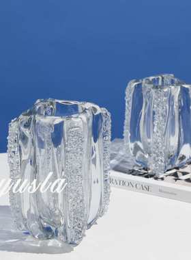 干花茶几玄关插处别墅客厅摆件酒店器花瓶餐厅装饰品样板间简约软