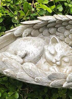 新款直销树脂动物摆件 树脂雕像摆饰 猫狗卡通外星人树脂工艺