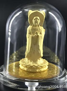 三面观音汽车摆件绒沙金工艺三亚海上观音像开业庆典会销保险礼品