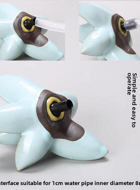 流动水配件老树循环水流动装置加湿器陶瓷鱼缸配件充氧装置DIY创