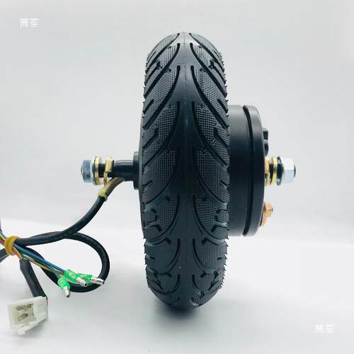 马达小电动滑板车改装配件无刷毂电机毂刹电8寸24V36V48V350W - 图2