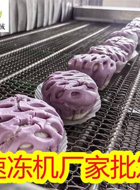 隧道式海鲜速冻机 大型3吨连续型速冻生产线 海参速冻隧道