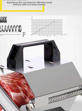 全自动肉羊肉切片机家用手动肉片机商用切牛羊肉卷切冻肉机