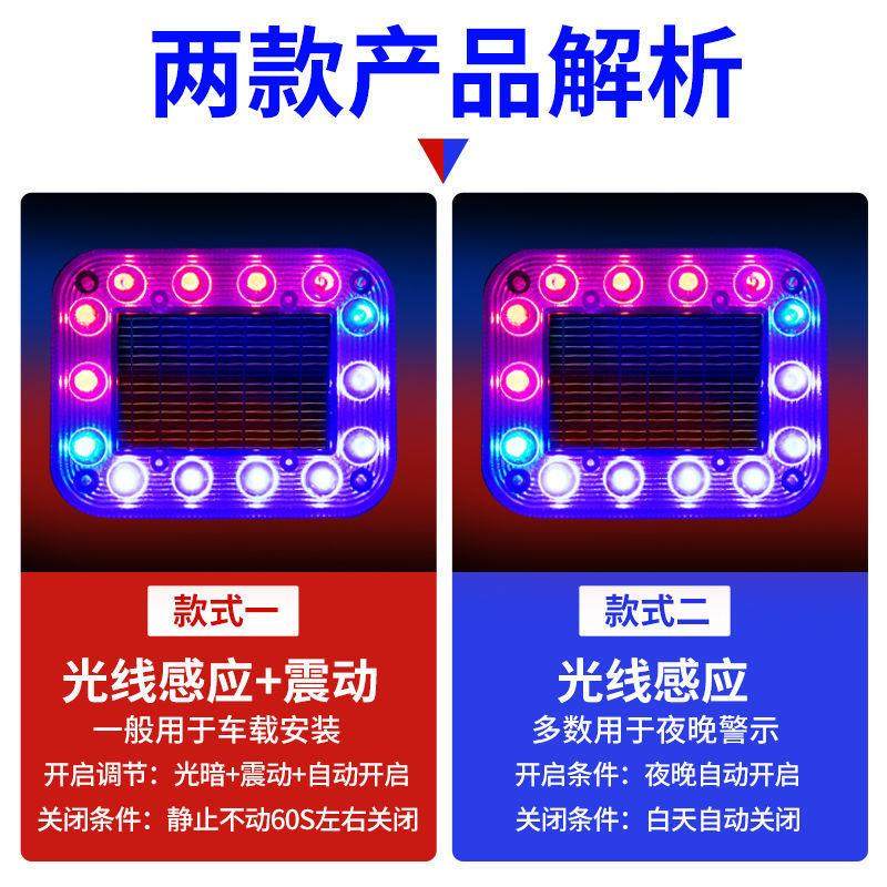 汽车防追尾太阳能警示爆闪灯货车led尾灯免接线示宽摩托警示爆闪,淘宝优惠券,粉丝福利购,淘宝优惠卷