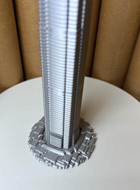 香港国际金融中心模型香港地标建筑摆件现代旅游礼品建筑工艺品