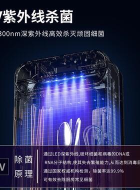 智能家用消毒筷子筒高档新款烘干 干壁挂式筷子笼收纳盒厨房消毒