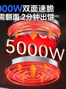 驰能电饼铛商用大型双面加热自动恒温电煎包机烙饼机酱香烤饼炉机