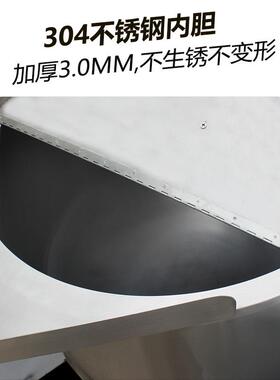 300L一体式商用电磁汤炉酒店餐饮厨具设备煲汤炉手动摇摆可倾式锅