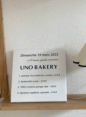 ins风法文装饰画韩风挂画咖啡馆服装店墙面装饰家居桌面摆件道具