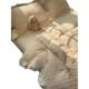 Ins Korean lace princess style bubble yarn cotton bed four-piece set 1.5m1.8m quilt cover bed sheet girl heart