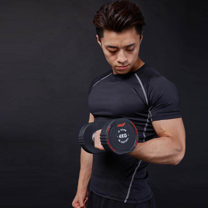 Tengtai PU dumbbell men's home fitness equipment multi-specification dumbbells odor-free environmentally friendly material barbell