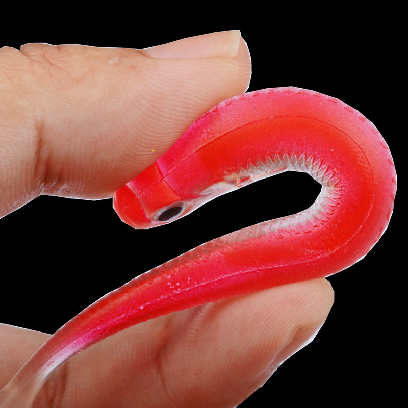 仿真鸭掌彩虹鱼软鱼T尾鸭脚可插夜光棒软饵嘴鳜鱼饵路亚饵仿生饵,淘宝优惠券,粉丝福利购,淘宝优惠卷