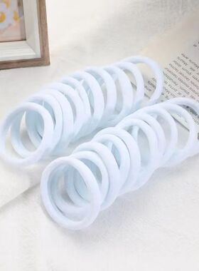 橡皮筋单根批发黑色头绳韩版发饰