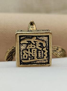 黄大展宏图老鹰小摆办 创意家居MS83公件书桌装饰铜品仿古实心工